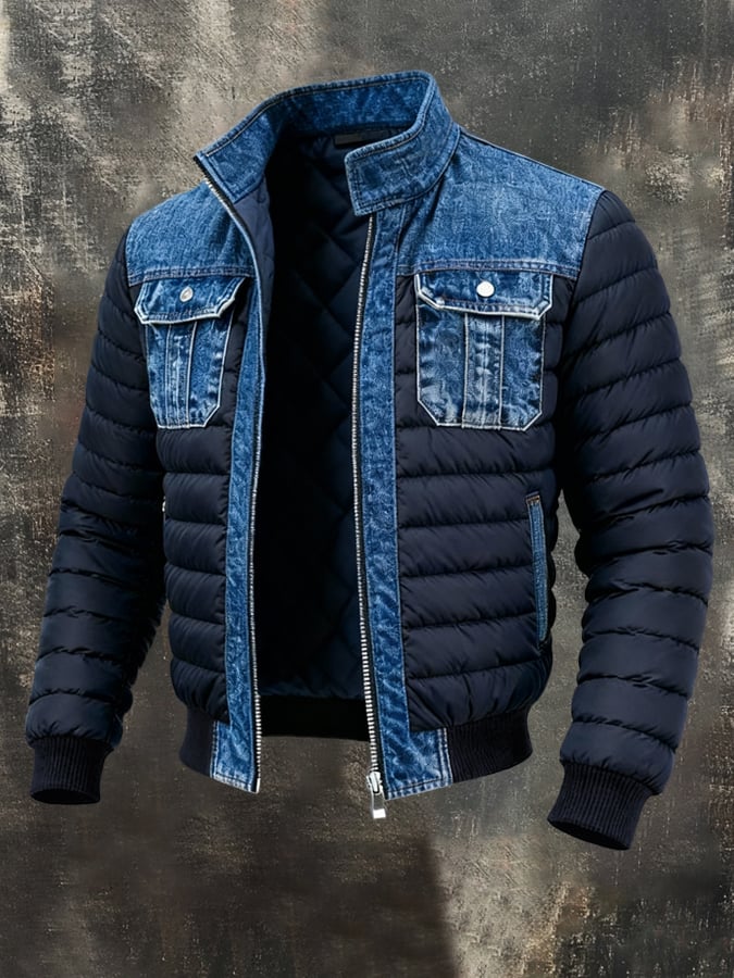 KÉVIN™ | CLASSIC QUILTED DENIM JACKET