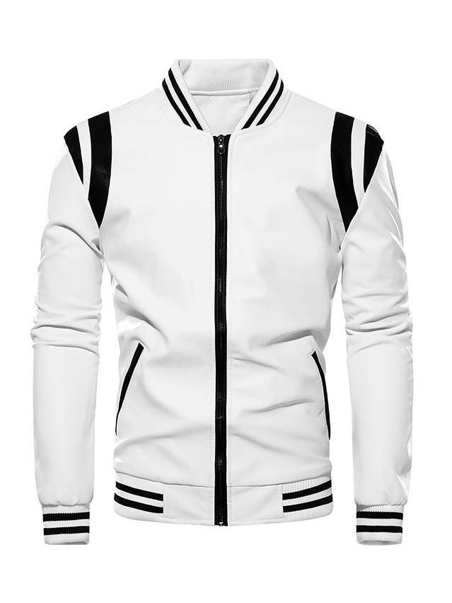 The Manhattan Varsity Leather Jacket