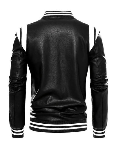 The Manhattan Varsity Leather Jacket