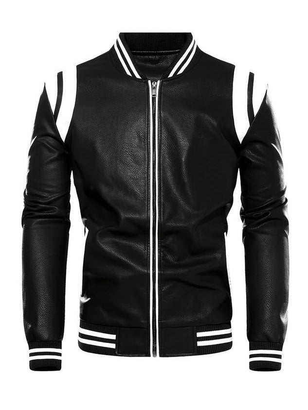 The Manhattan Varsity Leather Jacket