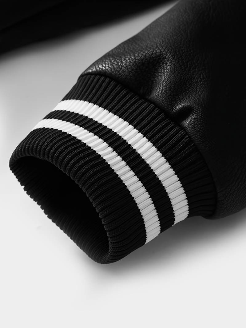 The Manhattan Varsity Leather Jacket