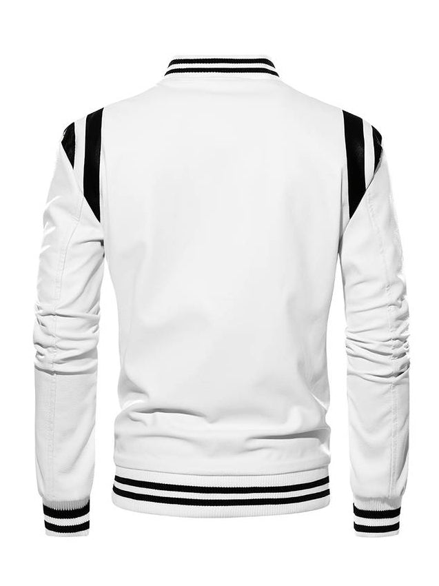 The Manhattan Varsity Leather Jacket