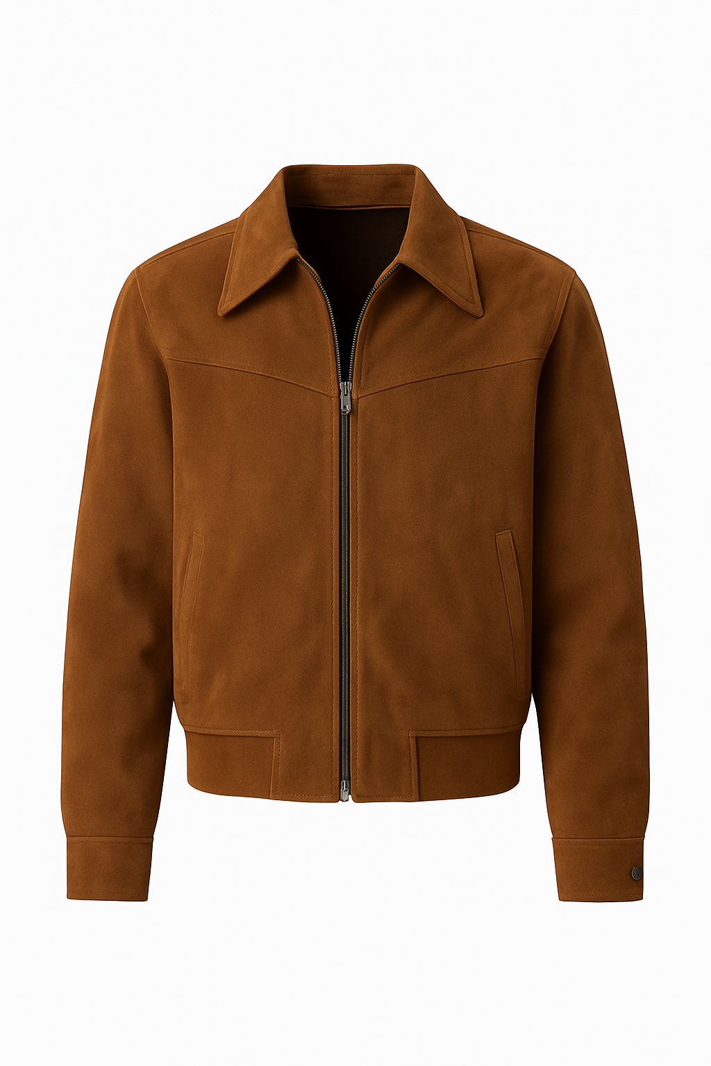 The Camden Suede Bomber – Soft-Touch Vintage Luxury