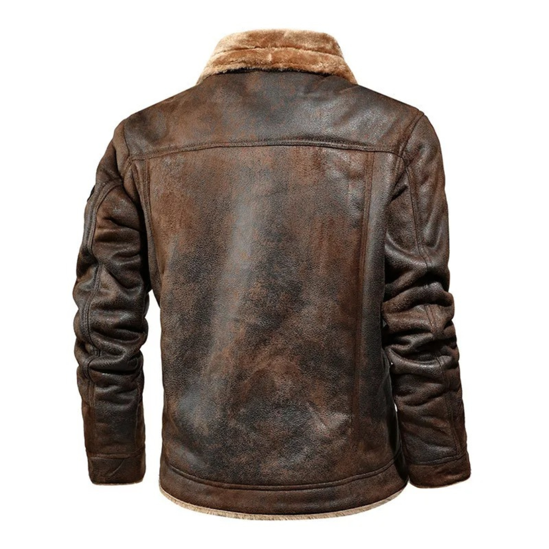 Noxar - Warm and Versatile Leather Jacket