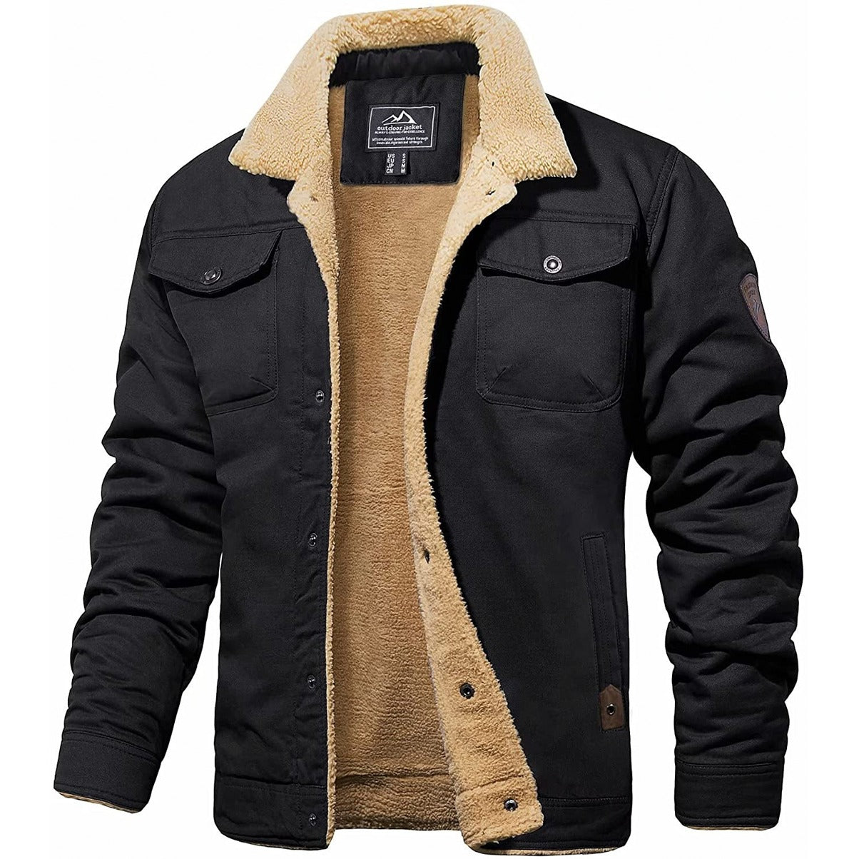 ArcticTrail Sherpa-Lined Jacket – Warmth, Durability & Everyday Comfort