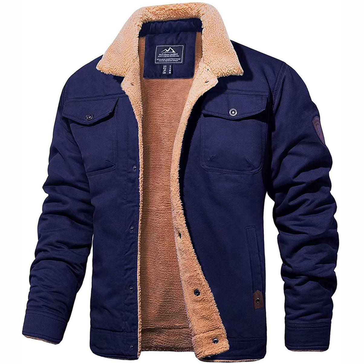 ArcticTrail Sherpa-Lined Jacket – Warmth, Durability & Everyday Comfort