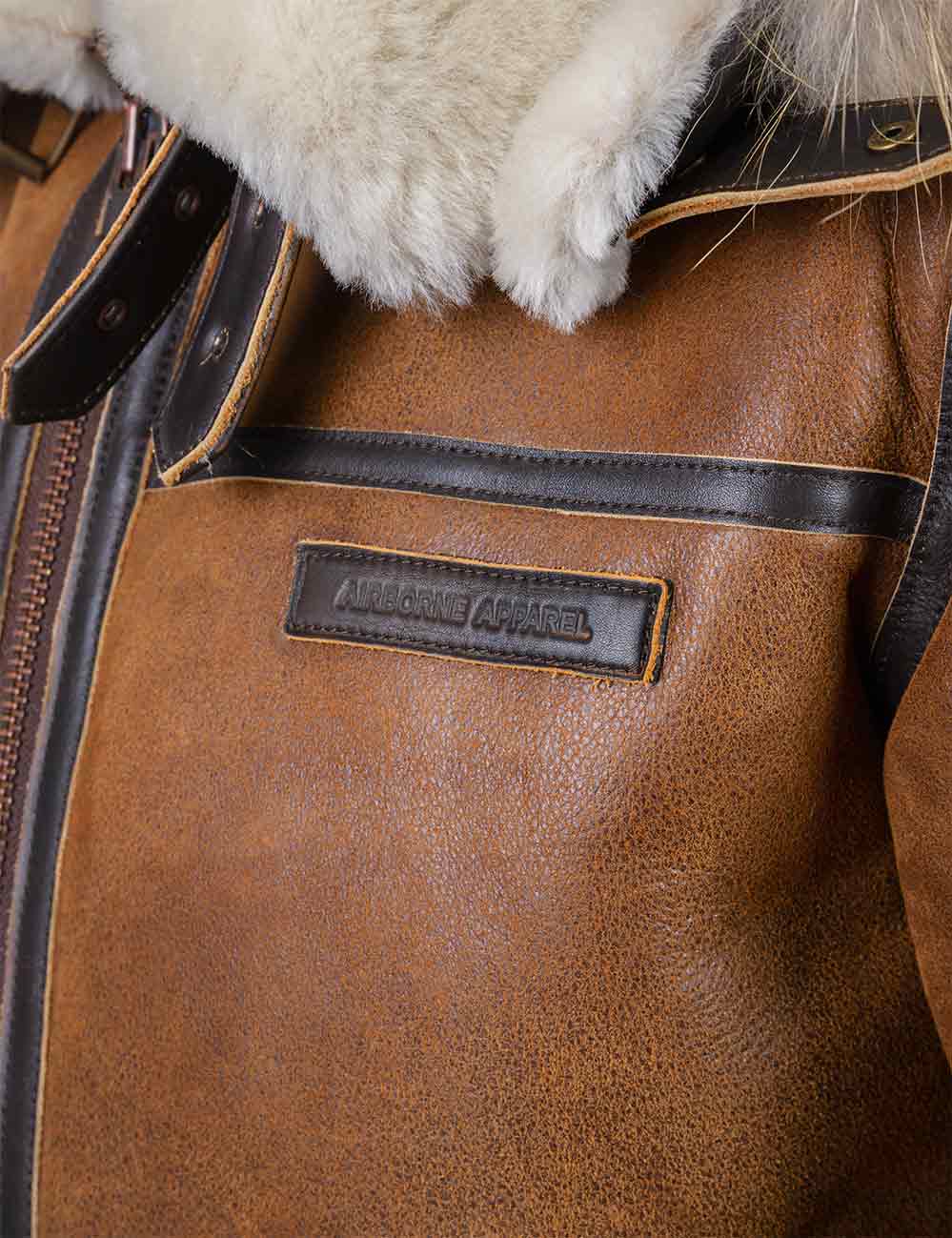 Aron - Bomber Jacket with Fur Hood