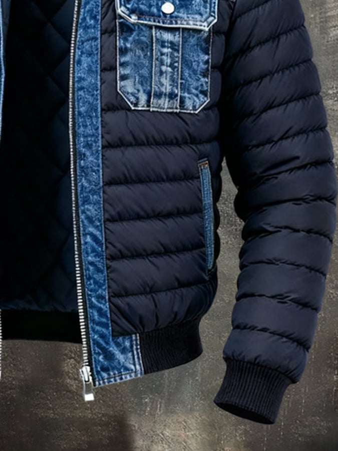 KÉVIN™ | CLASSIC QUILTED DENIM JACKET